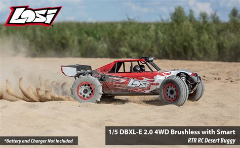 Losi DBXL-E 2.0 in azione su terreno sterrato