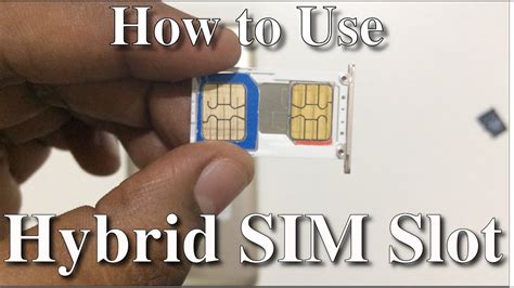 Diagramma slot Hybrid SIM
