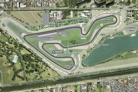 Render concettuale di un autodromo con pista di autocross annessa
