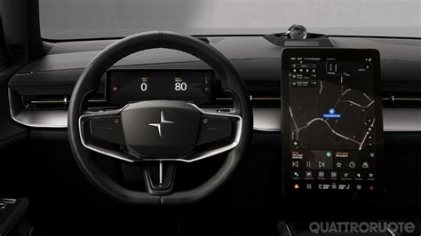 Interni e display Polestar 2