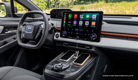 Console centrale Subaru Solterra