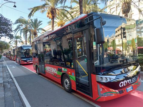 Immagine di uno dei nuovi autobus elettrici Karsan in servizio a Messina