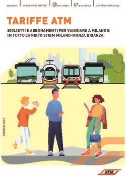 Tavola comparativa delle tariffe e degli abbonamenti ATM