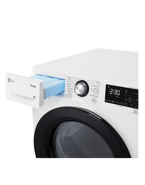 Asciugatrice LG Eco Hybrid con cestello illuminato