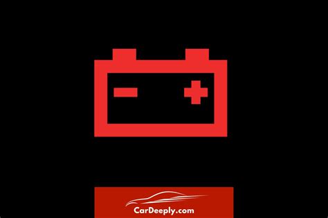 Car battery warning signs infographic