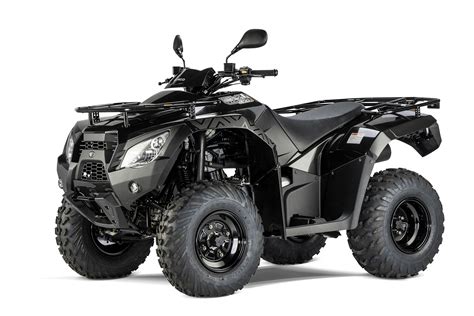 Kymco MXU 500 visto di lato con dimensioni principali