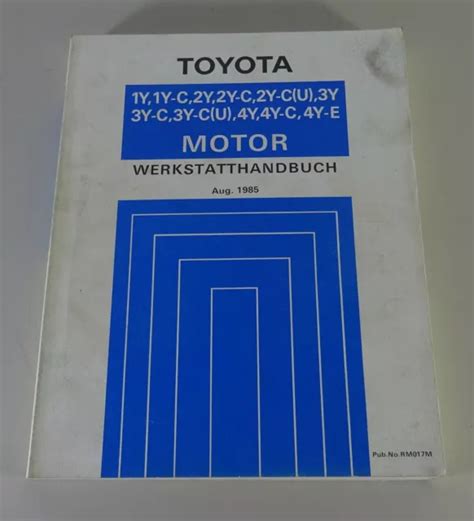 Copertina Manuale Officina Ufficiale Toyota