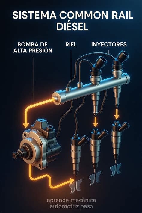 infografica sui componenti del sistema common rail