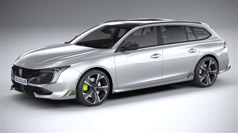 Peugeot 508 SW vista posteriore