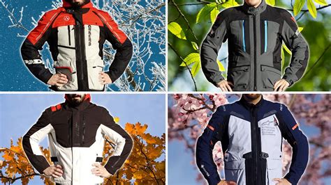 Tipologie di giacche da moto per diverse stagioni