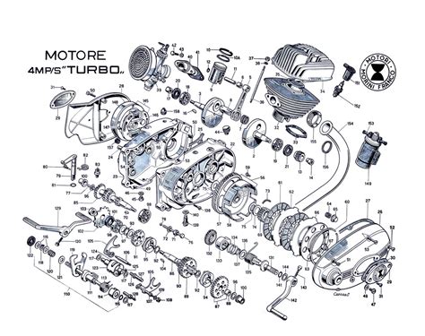 Disegno esploso chiave auto con componenti