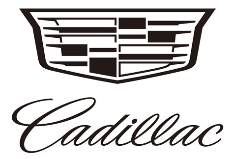 Logo Cadillac con le tre bande colorate