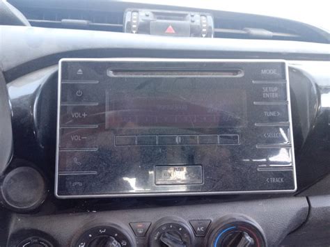 Schermata autoradio Toyota