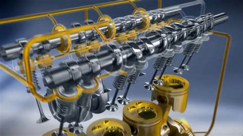 Motore diesel sezionato