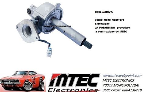 Servosterzo elettrico Opel Meriva