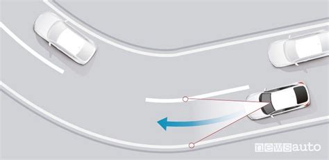 Automobile in curva a velocità sostenuta
