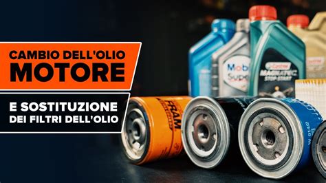 Strumenti per il cambio olio auto