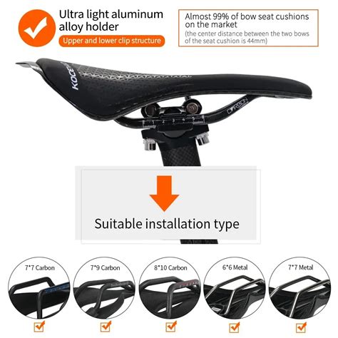 Varietà di componenti per biciclette in carbonio