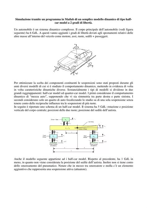 Tavola comparativa dei diversi tipi di assi e sospensioni