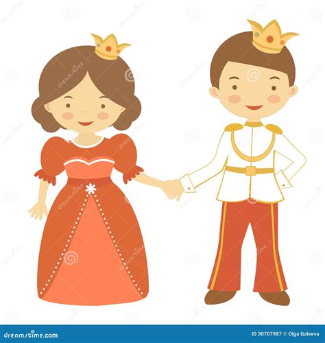 Illustrazione del Principe Franz e della Principessa Zaffiro
