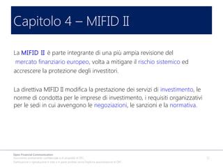 Schema di classificazione degli investitori MiFID II