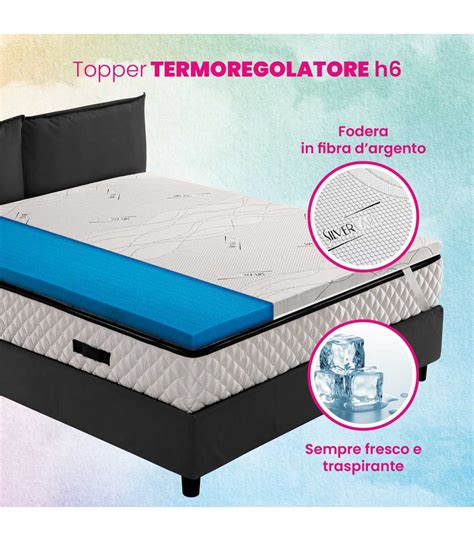 Topper rinfrescante su materasso