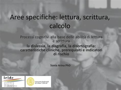 Diagramma che illustra le aree dei DSA: Lettura, Scrittura, Calcolo