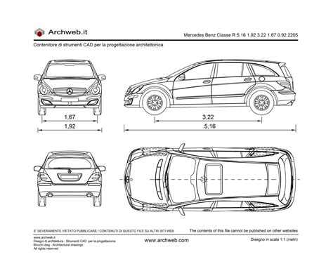 Spaziosità interna Mercedes-Benz Classe R