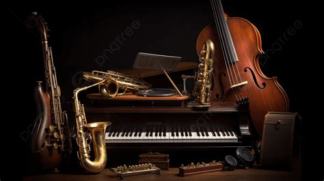 Illustrazione di un veicolo assemblato con strumenti musicali