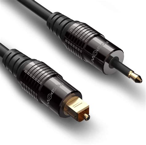 Cavo ottico con connettori Toslink e Mini-Toslink