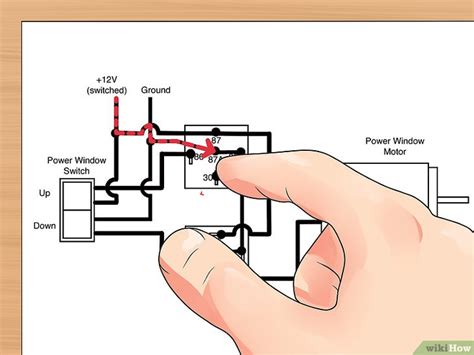 schema elettrico finestrino auto