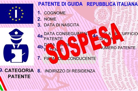 Illustrazione stilizzata di una patente con punti che diminuiscono