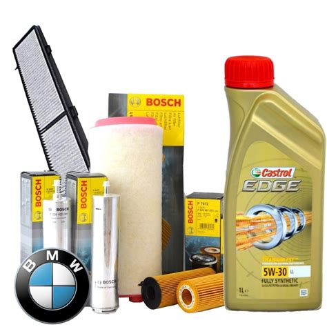 Componenti del kit tagliando per auto