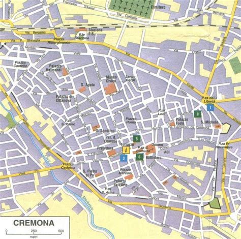 Mappa della provincia di Cremona con indicati i concessionari Citroën