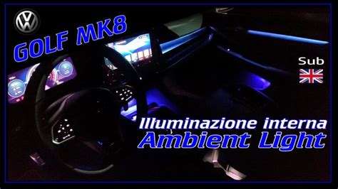 Illuminazione interna Golf 8 GTI