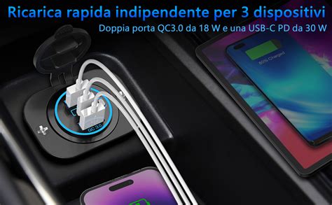 Pannello USB per auto