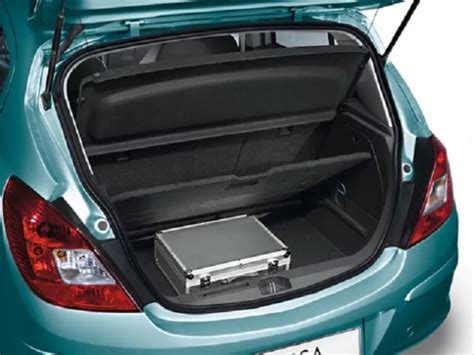 Schema bagagliaio Opel Corsa D con doppio fondo