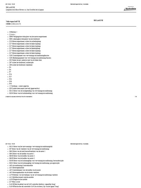 Schema sistema suono Golf GTI