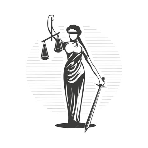 simbolo della giustizia con bilancia e martello