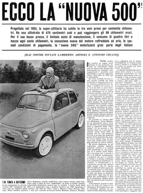 Evoluzione Fiat 500: dal 1957 ad oggi