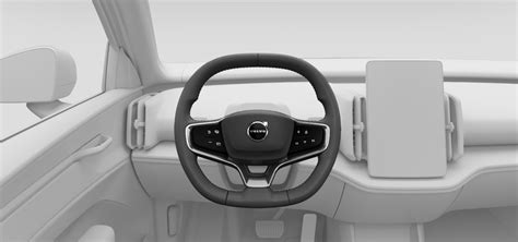 Volante moderno Volvo con pulsante multifunzione