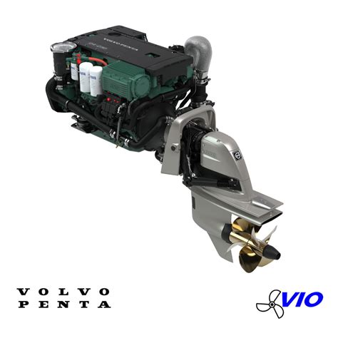 Schema di un piede poppiero Volvo Penta