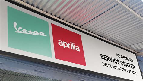 Aprilia service center interior