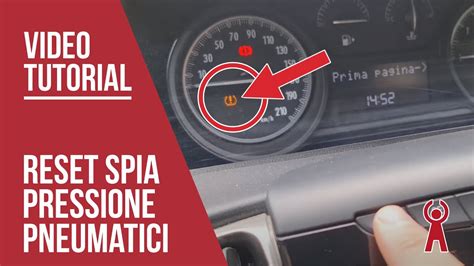 Spia bassa pressione pneumatici
