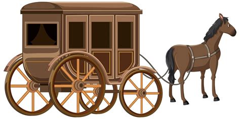Illustrazione storica di una carrozza coupé