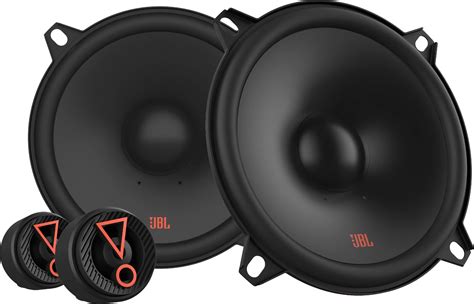 Schema semplificato di un sistema audio auto a 2 vie con woofer e tweeter