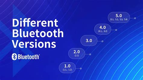 Differenze tra le versioni Bluetooth