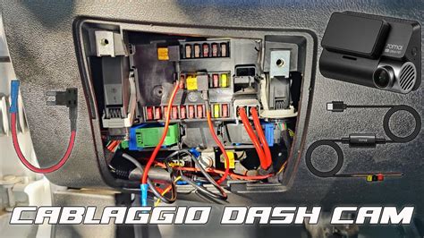 Schema di collegamento elettrico dash cam 4G