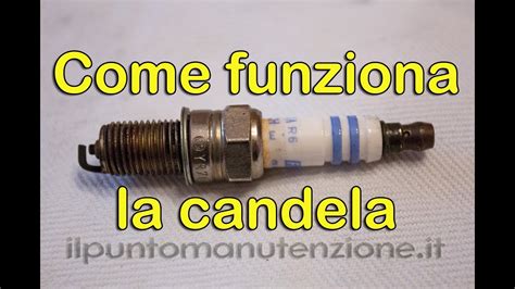 Schema di una candela d'accensione