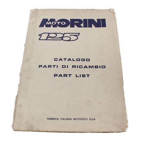 Catalogo ricambi moto d'epoca